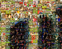 En portfolio-mosaikk