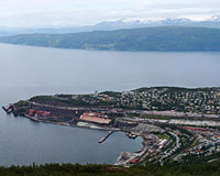 Utsikt over Narvik
